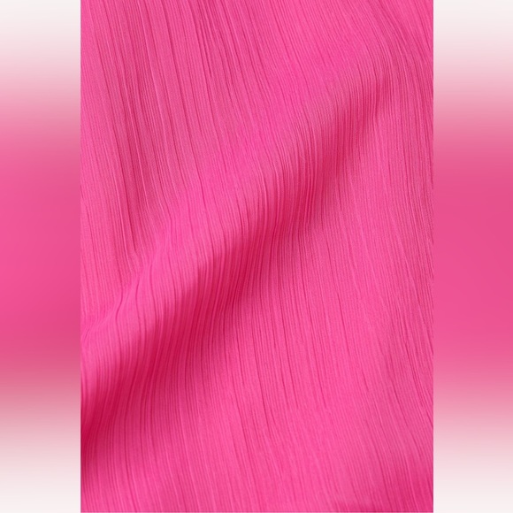 H&M Chiffon Cerise Maxi Dress Long Dress Sz M - Picture 11 of 15